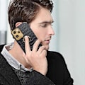Pikkukuva 5 / 5: Xiaomi Redmi 12 4G -kotelo, krokotiilinnahkajäljitelmä, sormuspidike, nahka+TPU-puhelinkuori Multicolor Style C