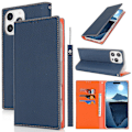 Miniatyrbillede 5 af 5: For iPhone 16 Pro Wallet Case Ægte Ko Læder Telefon Cover Litchi Tekstur Multicolor Style B