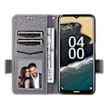 Miniatyrbild 2 av 5: För Nokia G310 PU Läder Mobiltelefonfodral Plånboksställ Anti-Fingeravtrycksskydd Multicolor Style A