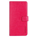 Miniatyrbillede 2 af 5: IDEWEI Folio Flip Læder Wallet Case med Crazy Horse Tekstur til ZTE Blade V50 Design 4G Multicolor Rose