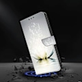 Pikkukuva 4 / 5: Motorola Moto E15 4G -kotelo, 3D-kuvioitu PU-nahkainen lompakkokotelo jalustalla Multicolor Lotus
