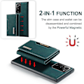 Miniatyrbillede 5 af 5: DG.MING M2 Series Magnetisk Tri-fold Wallet Kickstand Læder Etui til Samsung Galaxy Note20