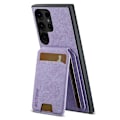Miniatyrbillede 3 af 5: SUTENI H02 Etui med Støttefod og Kortpladser i Læder til Samsung Galaxy S23 Ultra Multicolor Style C
