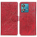 Miniatyrbillede 1 af 5: Til Motorola Edge 40 Neo 5G PU Læder Etui Anti-Ridse Pung Stand Mobiltelefon Cover Multicolor Style D