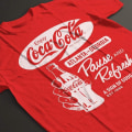Miniatyrbillede 4 af 5: Coca Cola Pause And Refresh Retro Herre T-shirt Red S