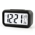 Miniatyrbild 2 av 4: Smart Clock Temperatur Lazy Snooze Väckarklocka Mute Bakgrundsbelysning Elektronisk klocka Creative Digital Clock Gift (vit)