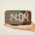 Miniatyrbild 5 av 5: Stor skärm LED digitala väckarklockor Elektronisk spegelklocka Snooze-funktion Red