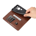 Miniatyrbild 5 av 5: Azns för Huawei P60 / P60 Pro Pu läder phone case Plånboksställ anti-scratch smartphone cover Coffee