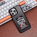 Miniatyrbild 4 av 5: För iPhone 15 Pro Max Mobilskal NFC Anpassat Fodral 3-Färgs E Ink Skal DIY Smart Display