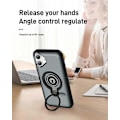 Pikkukuva 4 / 5: iPhone 16 Plus -kotelo TPU+PC Magneettinen autoteline puhelinkuori sormuksella Multicolor Grey