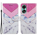 Pikkukuva 1 / 5: Oppo A38 4G -kotelo, kuvioitu PU-nahkainen jalustallinen lompakkokotelo Multicolor Style B