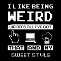 Pikkukuva 2 / 5: It Crowd Maurice Moss Weird Is All Ive Got miesten t-paita Black M