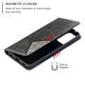 Pikkukuva 4 / 5: Samsung Galaxy A52 4G/5G/A52s 5G Geometrinen Nahkainen Jalustakotelo Korttipidike Multicolor Style A