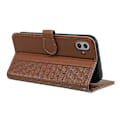 Miniatyrbild 4 av 5: För Nothing CMF Phone 1 Plånboksfodral Mönsterpräglat Läder Flipfodral - Grön Multicolor Brown