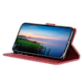 Miniatyrbillede 2 af 5: Stand Wallet Telefon Cover Til OnePlus 13R 5G/Ace 5 Pro 5G Ko Læder Tekstur Læder Cover Multicolor Red