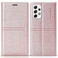 Pikkukuva 1 / 5: Itsestään imeytyvä magneettinen PU-nahkakotelo lompakkotelineellä Samsung Galaxy A53 5G:lle Multicolor Style C