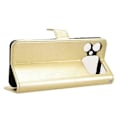 Miniatyrbillede 3 af 5: Til Cubot A20 Etui Crazy Horse Tekstur PU Læder Telefon Wallet Cover- Multicolor Gold