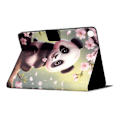 Pikkukuva 4 / 5: Samsung Galaxy Tab A9+ -koteloteline, kuvioitu tablettinahkakotelo automaattisella herätys-/lepotustoiminnolla Multicolor Sakura Panda