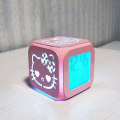 Miniatyrbild 1 av 3: Hello Kittys 3dled stereoskopisk väckarklocka Creative Led Nattljus Elektronisk klocka Bedside Clock Sovrum Atmosphere Light Kitty