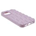Pikkukuva 5 / 5: IPhone 12 Pro Max TPU-puhelinkotelo 3D-raitakuviolla, naarmuuntumaton suojus Purple