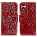 Miniatyrbillede 1 af 5: Til Samsung Galaxy A05 4G Etui Nappa Tekstur Spaltet Læder Foldbart Stativ Telefon Cover Multicolor Style C