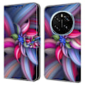 Pikkukuva 1 / 5: Honor Magic7 Pro 5G -kotelo, 3D-kuvioitu PU-nahkainen lompakkokotelo jalustalla Multicolor Colorful Flowers