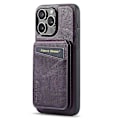 Pikkukuva 2 / 5: FIERRE SHANN 025 Tyyli iPhone 16 Pro -kotelolle Nahka+TPU Irrotettavat korttipaikat Puhelinkuori Multicolor Style C