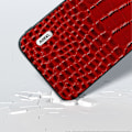 Miniatyrbild 3 av 4: För Samsung Galaxy S23 FE Krokodiltextur Äkta Läder+PC+TPU Telefonfodral Stöttåligt Skydd Multicolor Style B