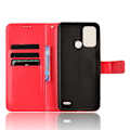 Miniatyrbild 4 av 5: För Zte Blade A53 Pro Case Läder Cover Med Plånboksställ Red