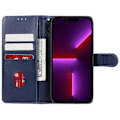 Miniatyrbild 2 av 5: Kalvtextur PU Läder Plånboksfodral med Ställ för iPhone 13 Pro Max Multicolor Style G