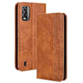 Miniatyrbillede 1 af 5: Til Nokia C210 Etui Wallet Retro PU Læder Beskyttende Telefon Cover Multicolor Style C