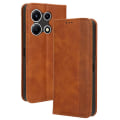Miniatyrbild 1 av 5: Phone case För Infinix Note 30 Vip 5g X6710 Retro Pu Läderställ Cover Brown