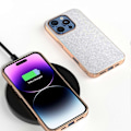 Pikkukuva 4 / 4: iPhone 16 Pro Max -kotelo, galvanointi, kimallepintainen PU+TPU-suojakotelo Multicolor Style B
