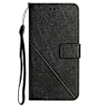 Miniatyrbillede 4 af 5: Ridsefast Solid Farve Stribe Læder Telefon Etui Wallet Shell til Xiaomi Redmi Note 10 Multicolor Style A