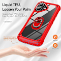 Miniatyrbild 3 av 5: Skal till iPhone 16 Plus med linsskydd i legering, PC+TPU, stativ Multicolor Style J