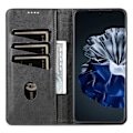 Miniatyrbild 2 av 5: Azns för Huawei P60 / P60 Pro Pu läder phone case Plånboksställ anti-scratch smartphone cover Black