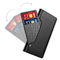 Pikkukuva 5 / 5: vivo V30e 5G Kotelo PU Nahka Folio Flip Puhelinkotelo Peilillä Multicolor Style A