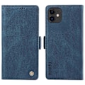 Miniatyrbillede 1 af 5: YIKATU YK-005 PU Læder Flip Cover til iPhone 11, Wallet Stand Hud-berørings Telefon Cover Multicolor Style A