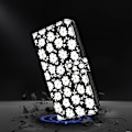 Miniatyrbild 4 av 5: För iPhone 15 Pro Fodral 3D Mönstertryck Läder Plånboksfodral Multicolor Style M