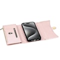 Pikkukuva 4 / 5: BKS-002 iPhone 11 Folio Flip -suojakotelo korttipaikoilla, jalustalla ja lompakolla Multicolor Rose Gold
