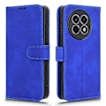 Miniatyrbillede 1 af 5: Læder Etui til OnePlus 13R 5G/Ace 5 Pro 5G Hudfølelse Anti Drop Wallet Flip Telefon Cover Multicolor Blue
