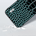 Miniatyrbild 3 av 4: För Samsung Galaxy S23 FE Krokodiltextur Äkta Läder+PC+TPU Telefonfodral Stöttåligt Skydd Multicolor Style C