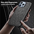 Miniatyrbild 2 av 5: Stöttåligt mobilskal för iPhone 15 Pro Retro PU-läderbelagd TPU+PC Baksida Multicolor Style D