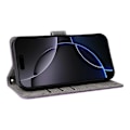 Miniatyrbillede 3 af 5: Til iPhone 16 Pro Wallet Case RFID-blokering PU Læder Cover Stativ Visning Multicolor Style D
