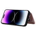 Miniatyrbillede 3 af 5: Style 008 RFID-blokerende telefoncover til iPhone 15 Pro Max Stødsikkert PU+TPU telefonskal med stropper Multicolor Style C