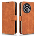 Miniatyrbillede 1 af 5: Læder Etui til OnePlus 13R 5G/Ace 5 Pro 5G Hudfølelse Anti Drop Wallet Flip Telefon Cover Multicolor Brown