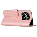Pikkukuva 3 / 5: TECNO Spark Go 2024 4G / Spark 20C / Pop 8 nahkakotelo vasikannahka kuvio lompakko puhelinkotelo Multicolor Rose Gold