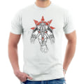 Miniatyrbild 1 av 5: Digimon Wargreymon Grafitti Crest Of Courage T-shirt för män White M