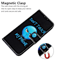 Miniatyrbillede 4 af 5: Til Xiaomi Redmi 13C 4G/13C 5G/Poco C65 4G/Poco M6 5G/13R 5G Etui PU Læder Wallet Stand Cover Multicolor Don&#39;t Touch My Phone