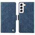 Miniatyrbillede 1 af 5: YIKATU YK-005 Til Samsung Galaxy S21 FE 5G Stand Wallet Case Hud-berørings Læder Telefon Cover Multicolor Style A
